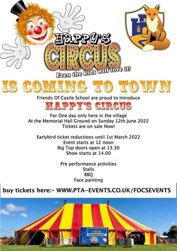  - Friends of Castle School & Happy's Circus