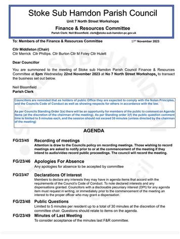 Page 1 - Finance & Resources Committee